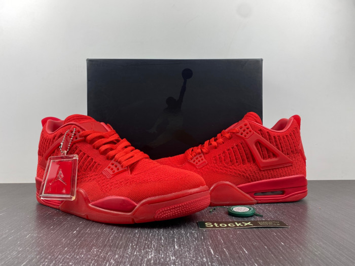air jordan 4 retro flyknit red aq3559-600