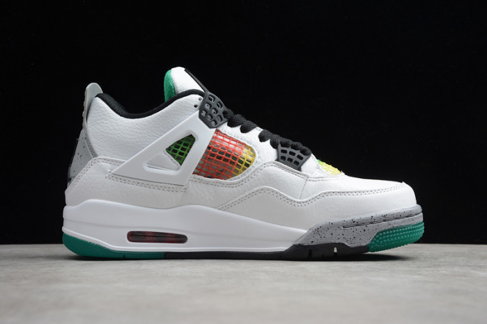 jordan 4 retro lucid green rasta (w) - aq9129-100