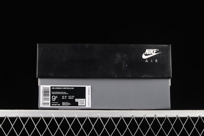 air jordan 11 low “72-10” av2187-001