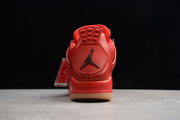air jordan 4 fire red gum singles day av3914-600