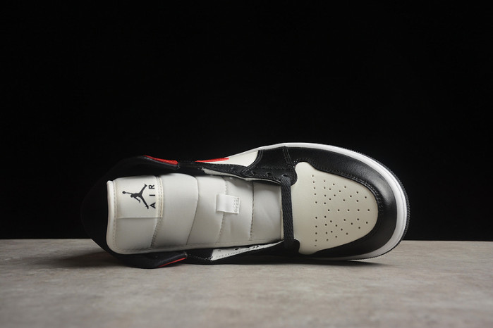 air jordan 1 mid gym red off noir bq6472-160