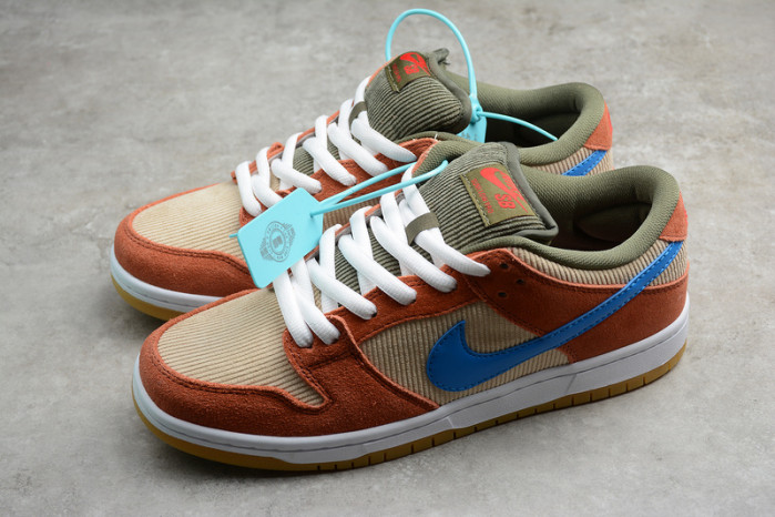 nike sb dunk low corduroy dusty peach bq6817-201