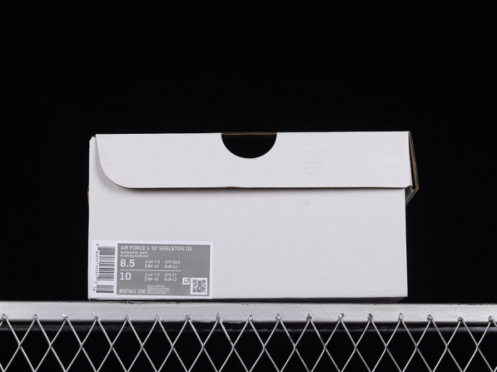 nike air force 1 low skeleton halloween bq7541-100