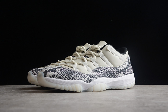 jordan 11 retro low snake light bone - cd6846-002