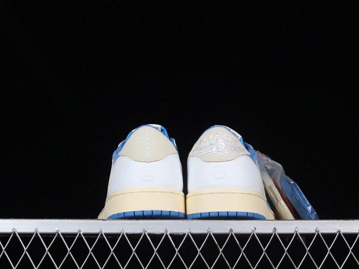 fragment x travis scott x air jordan 1 low white blue barb sail cq4277-212