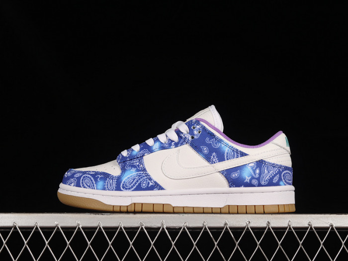 nike sb dunk low white navy blue purple ct5053-041