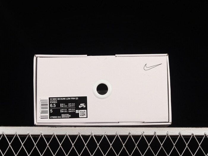 nike sb dunk low white navy blue purple ct5053-041