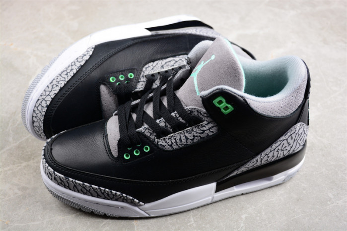 air jordan 3 “green glow” ct8532-031