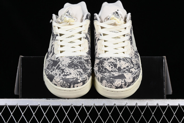air jordan 5 low expression coconut milk/black-white da8016-100