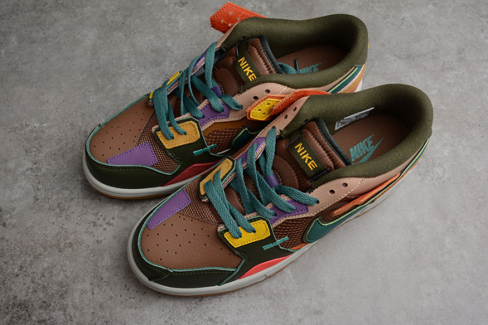 nike sb dunk low scrap archeo brown - db0500-200