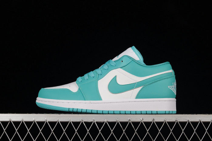 air jordan 1 low turquoise dc0774-132