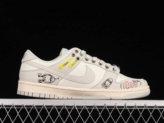 nike dunk low sail light bone (w) - dd1503-107
