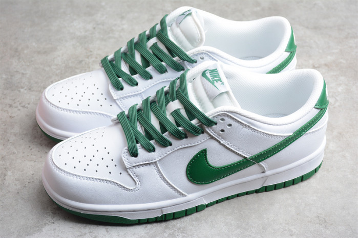 nike dunk low white green noise - dd1503-112