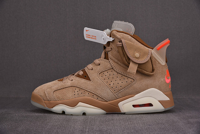 travis scott x air jordan 6 “british khaki” dh0690-200