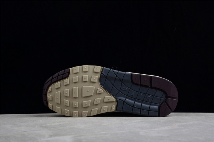 patta x nike air max 1 black white grey dh1348-002