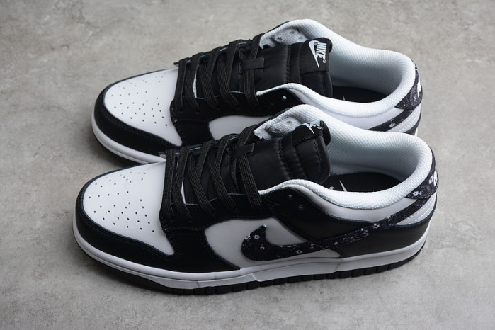 nike dunk low black paisley dh4401-100