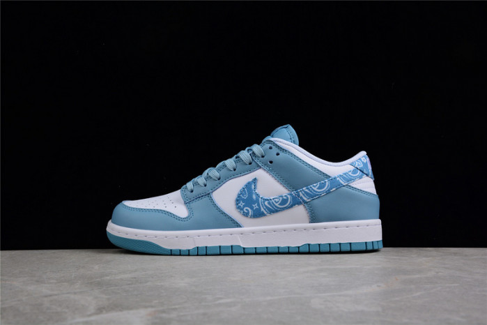 nike dunk low blue paisley dh4401-101