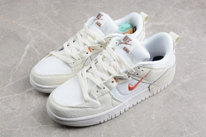 nike dunk low disrupt 2 pale ivory - dh4402-100