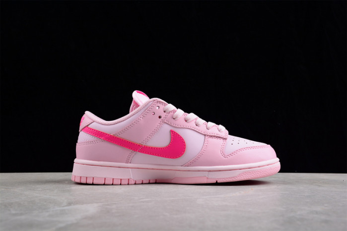 nike dunk low triple pink - dh9756-600