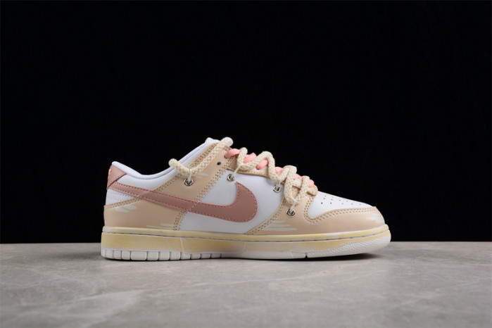 nike dunk low white pink dh9765-100