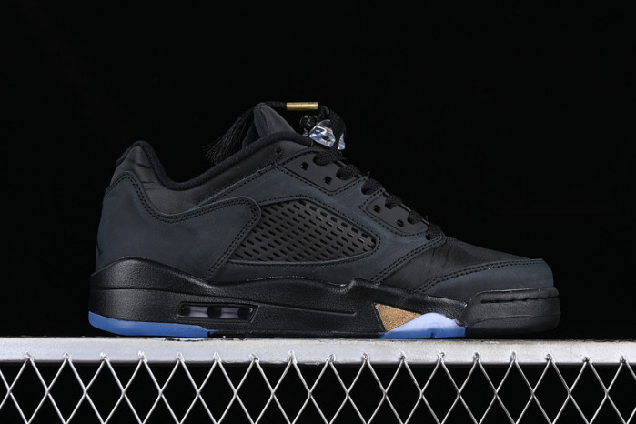 air jordan 5 retro low wings class of 2020-21 black/metallic gold dj1094-001