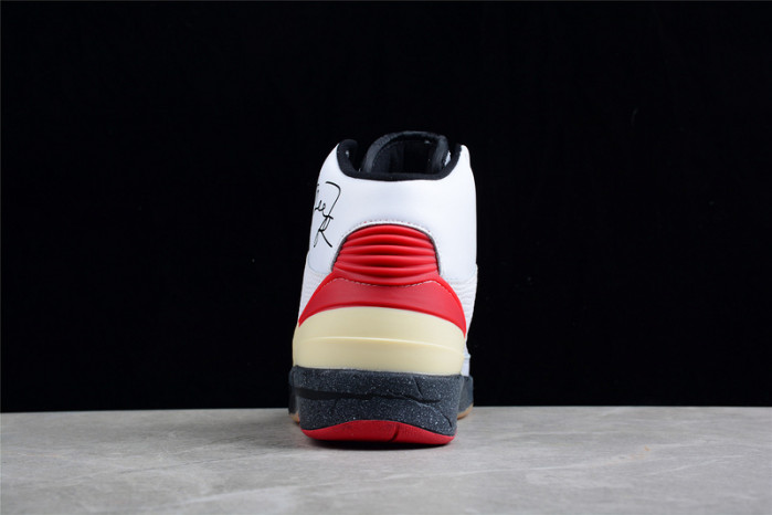 ofw x air jordan 2 high white red dj4375-101
