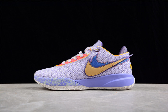 nike lebron 20 violet frost dj5422-500