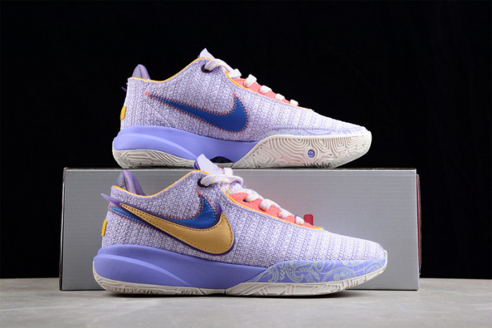 nike lebron 20 violet frost dj5422-500
