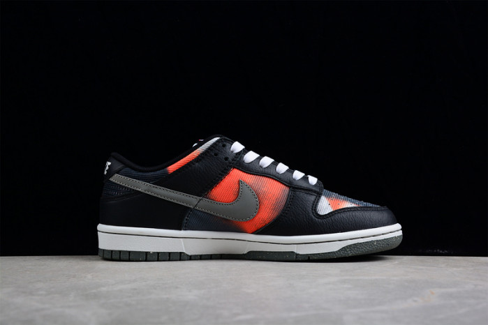 nike dunk low graffiti black red dm0108-001
