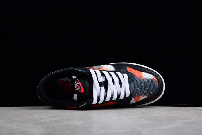 nike dunk low graffiti black red dm0108-001