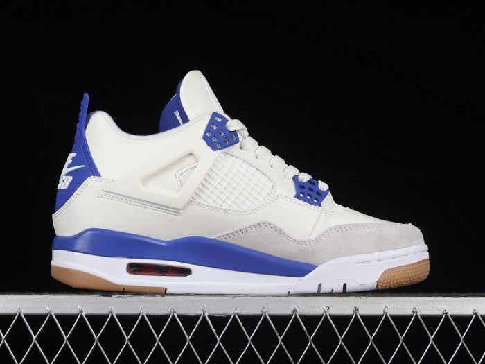 sb jordan air jordan 4 off white/grey/blue - dr5415-102