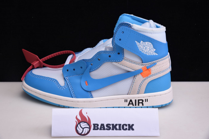 ofw air jordan 1 powder blue unc - aq0818-148