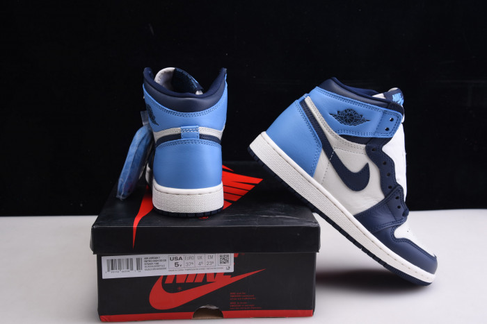 air jordan 1 retro high obsidian unc 555088-140