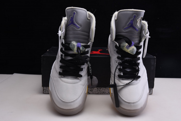 ofw air jordan 5 sp grey green - ct8480-105