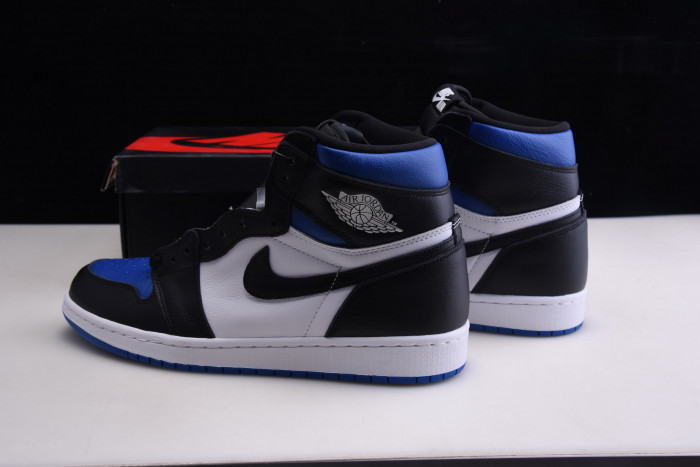 air jordan 1 retro high black game royal - 555088-041‎
