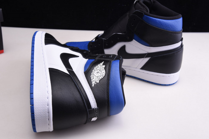 air jordan 1 retro high black game royal - 555088-041‎