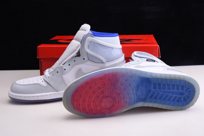 jordan 1 retro high zoom white racer blue - ck6637-104
