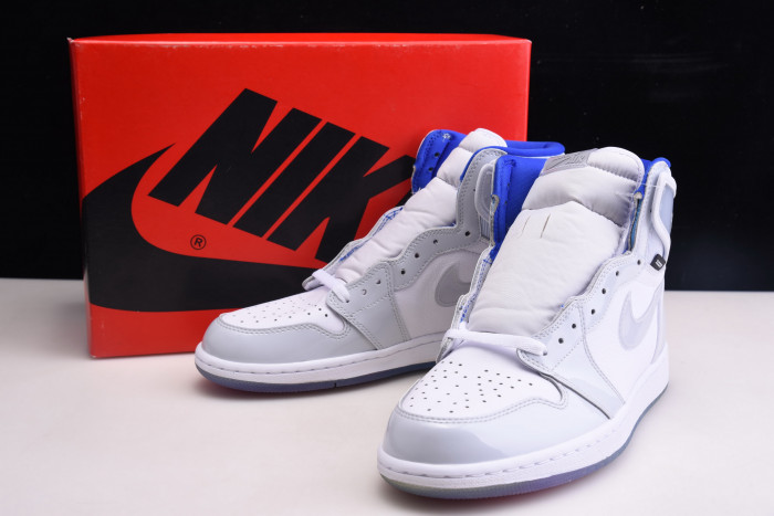 jordan 1 retro high zoom white racer blue - ck6637-104