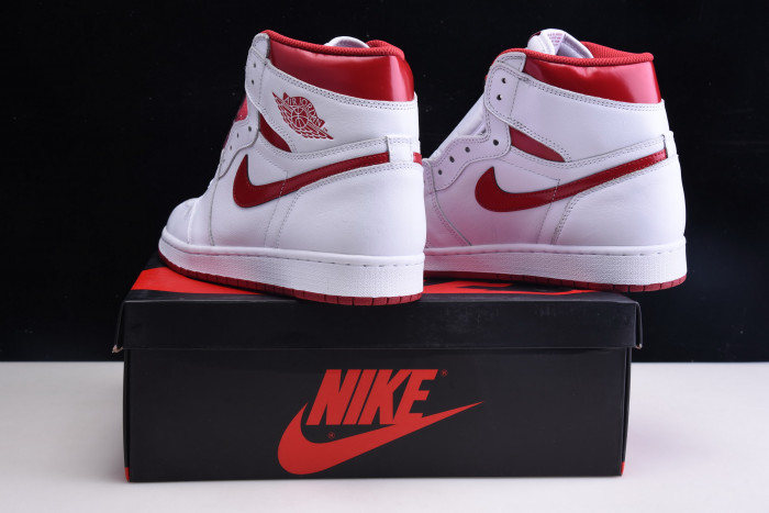 air jordan 1 retro high og "metallic red" - 555088 103
