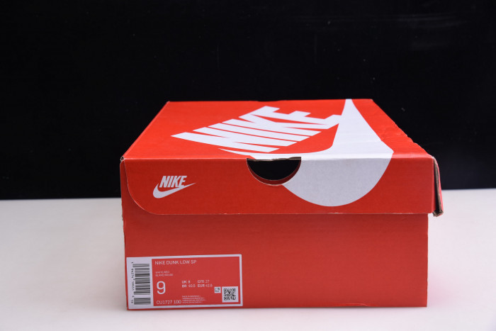 nike dunk low sp “university red” cu1727-100