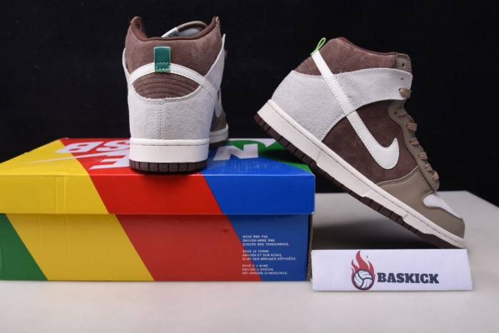 nike dunk high light chocolate - dh5348-100