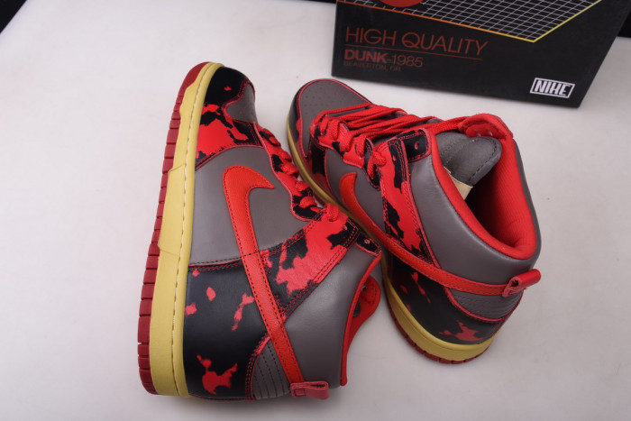nike dunk high 1985 red acid wash dd9404-600