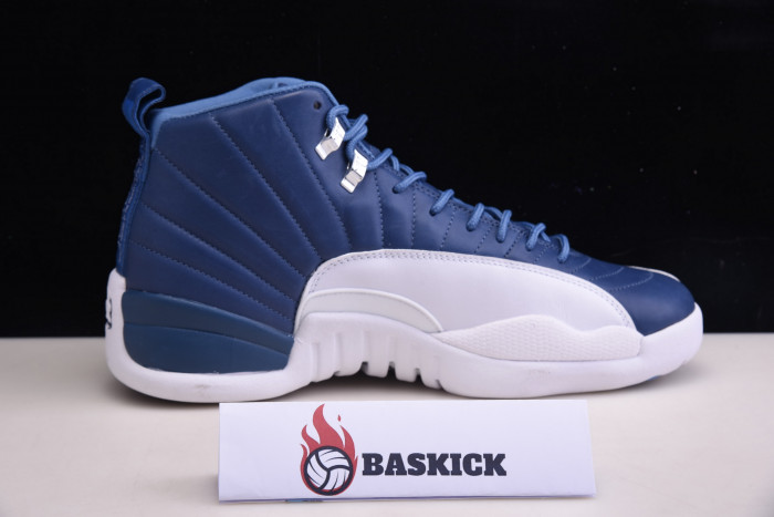 jordan 12 retro stone blue - 130690-404