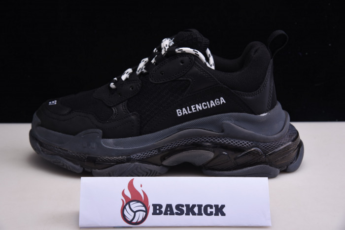 bl triple s trainers black sneakers h903p8082