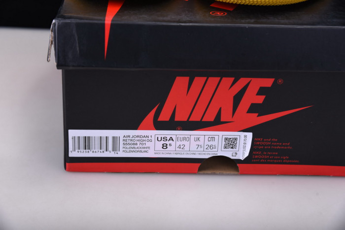 air jordan 1 high og “pollen” 555088-701