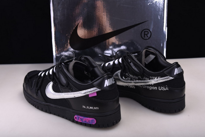 ofw x nike dunk low the 50 of 50 black dm1602-001
