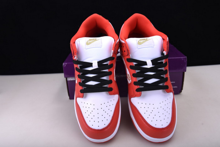 nike sb dunk low white black orange dh3228-161