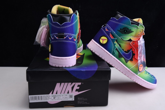j balvin x jordan 1 high og multi dc3481-900