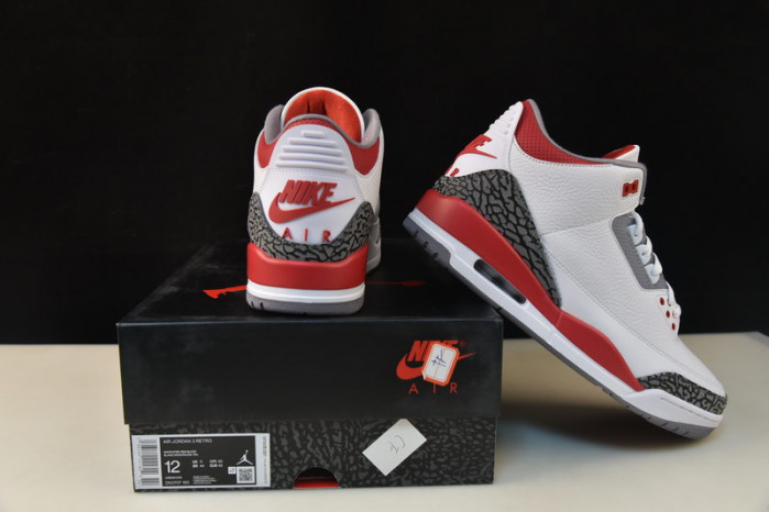 air jordan 3 og fire red 2022 dn3707-160