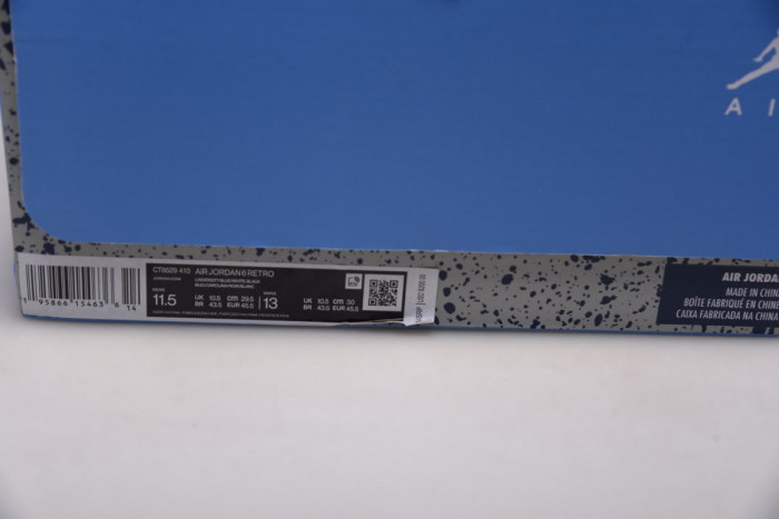 air jordan 6 retro "unc" ct8529-410